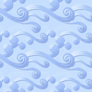 Eğri çizgiler ile sorunsuz arka plan