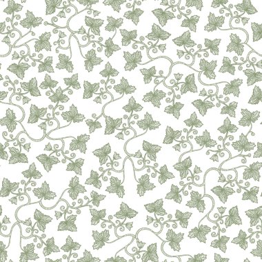 Üzüm yaprağı stilize siluetleri