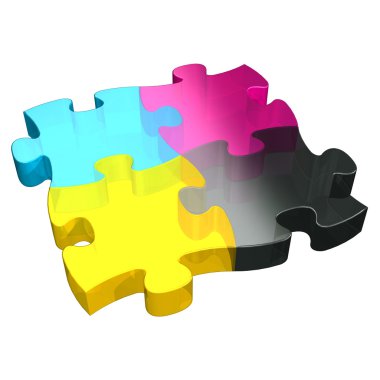 CMYK bulmaca 3d