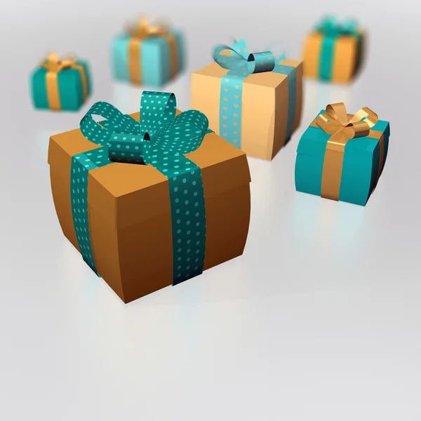 Gifts brown — Stock Photo, Image