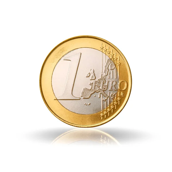 Ein-Euro-Münze — Stockfoto