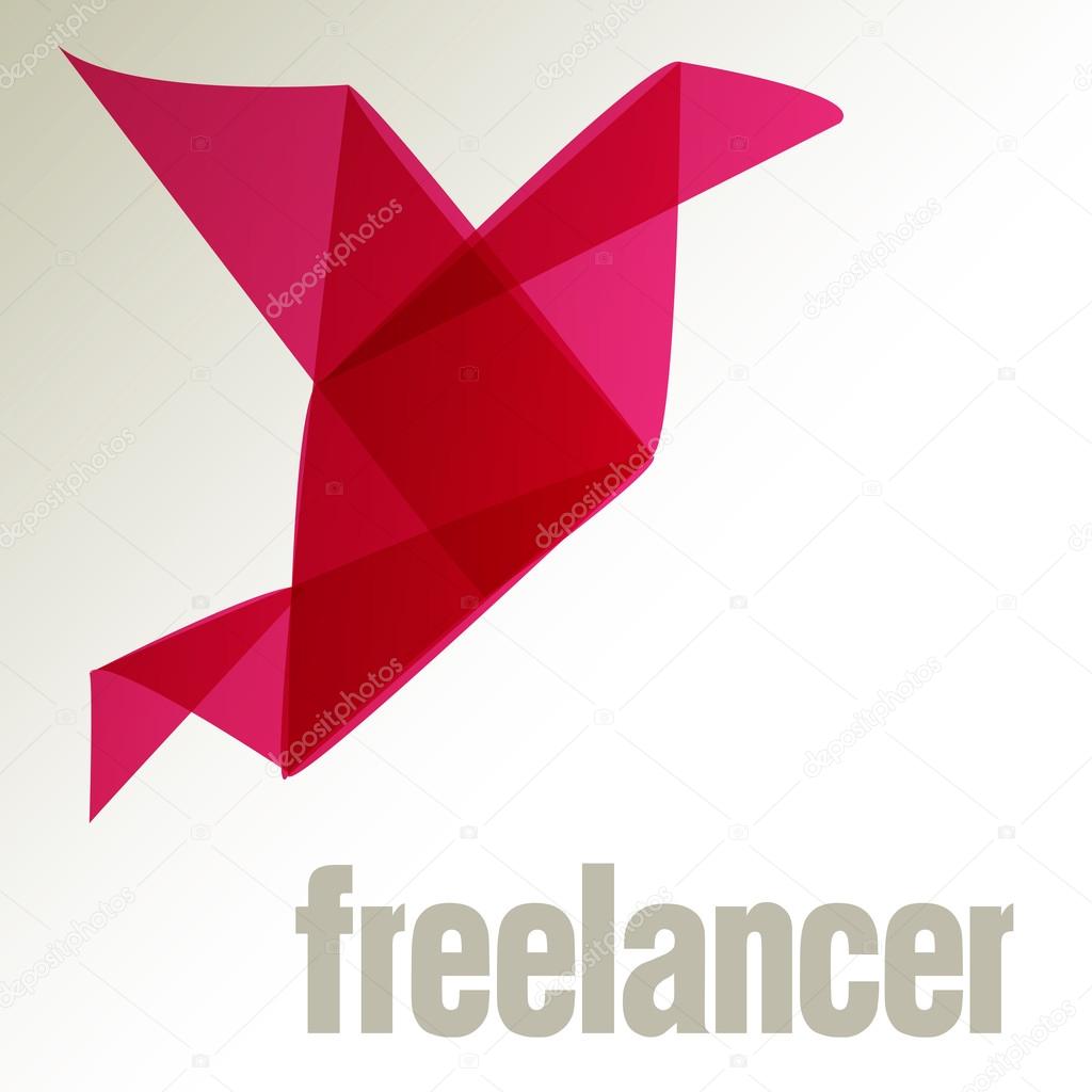 Freelancer Logo bird origami