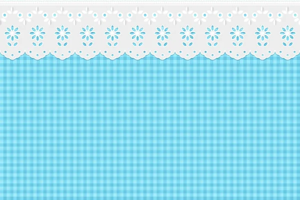 Ajur nakışı damalı mavi model arka plan üzerinde