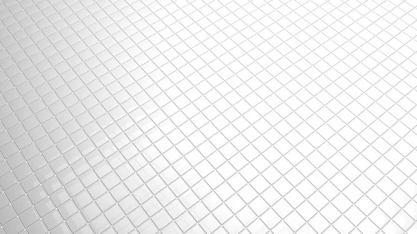 White tiles background convergent perspective — 图库照片