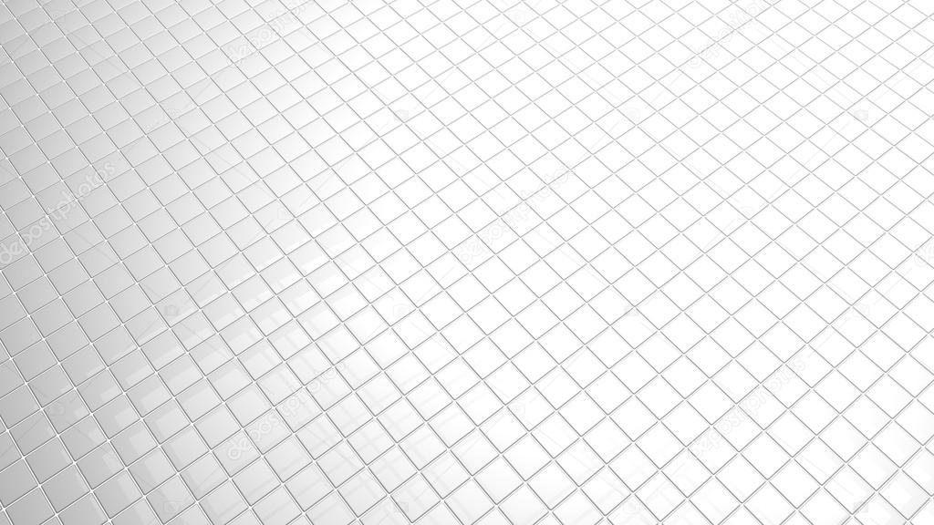 white tiles background convergent perspective