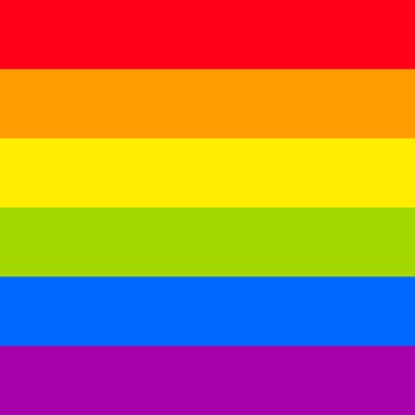 Gay vector flag or LGBT vector flag sign. Gay culture symbol.