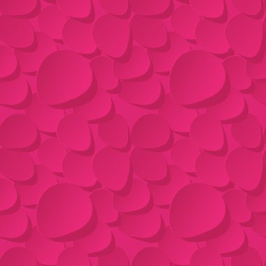 Çiçek 3d sorunsuz vektör desen arka plan gül yaprakları pembe ile.