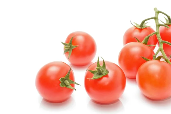 Tomaten met groene stam — Stockfoto