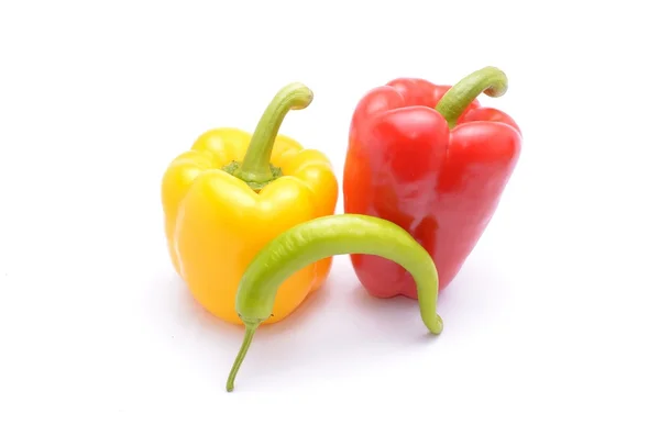 Paprika (Capsicum) a chilli papričkou — Stock fotografie