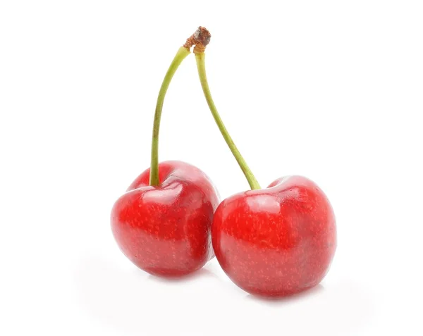 Cherries on a white background — Stock Photo, Image