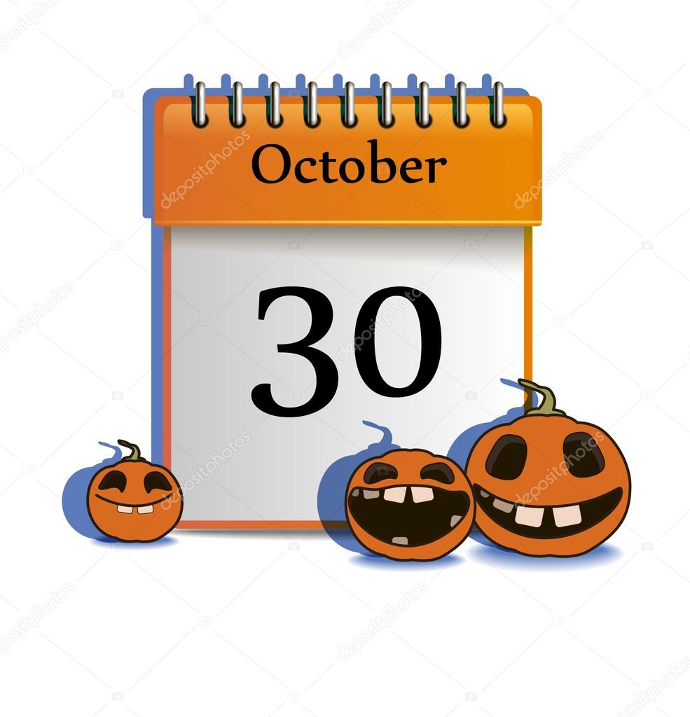 Calendar for Halloween