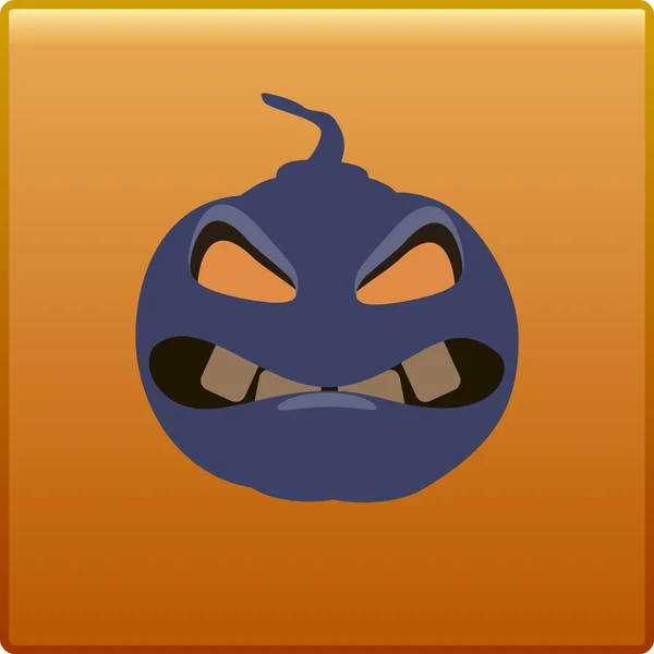 Bouton Halloween — Image vectorielle