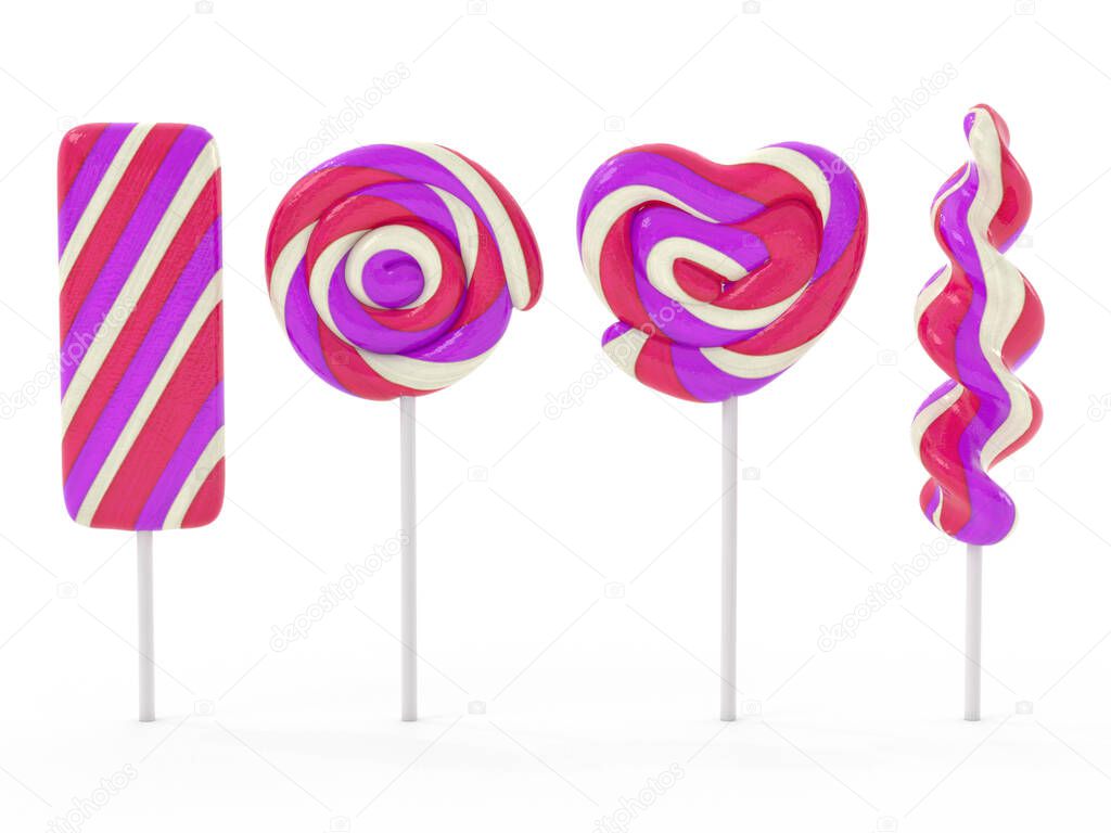 Swirl-like colorful lollipop chupa chups 3