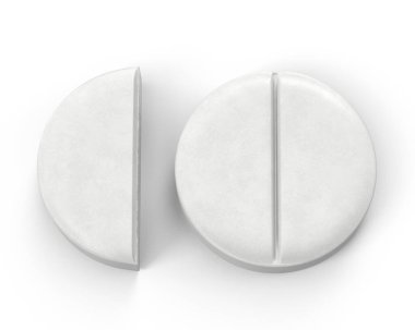 ilaç tableti izole edilmiş 3d oluşturucu