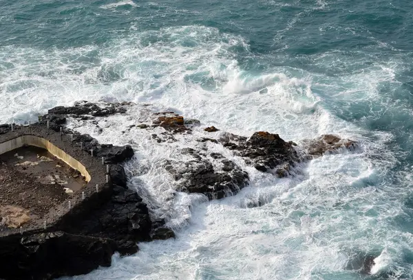 Tenerife.Canary 島からの海岸線のシーン。スペイン. — ストック写真