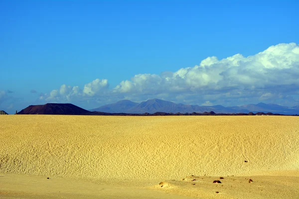 Wydm Corralejo, Fuerteventura, Wyspy Kanaryjskie, Hiszpania — Zdjęcie stockowe