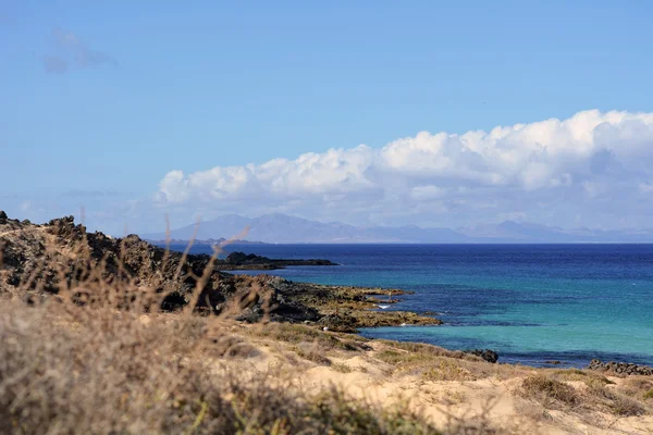 Duinen van Corralejo Fuerteventura, Canarische eilanden, Spanje — Stockfoto