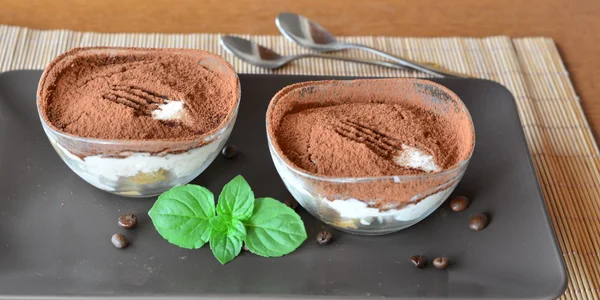 Fresh Italian Tiramisu Dessert — Stock Photo, Image