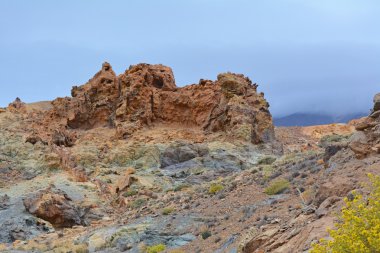 volkanik manzara üzerinde teide, tenerife, Kanarya Adaları, İspanya