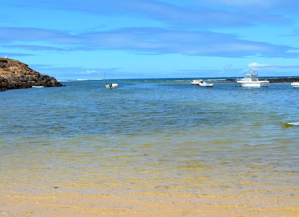 Landscape Majanicho beach in Fuerteventura Canary islands Spain — Stock Photo, Image