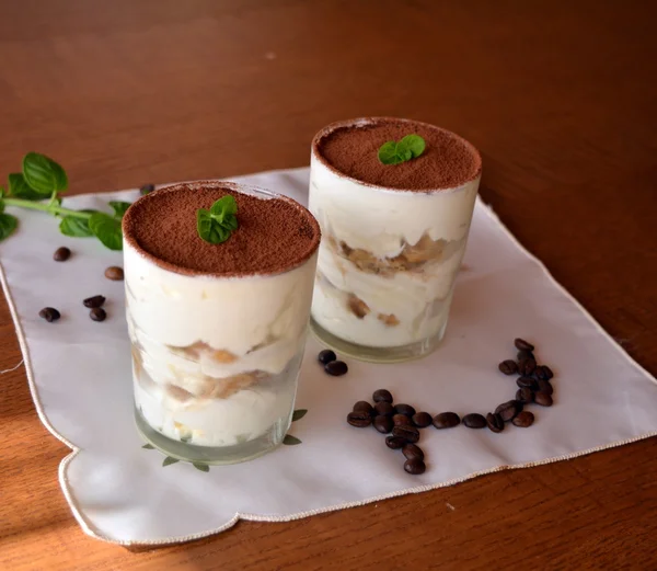 Sweet Delicious Italian Tiramisu Dessert — Stock Photo, Image