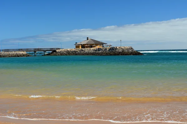 Tropisch strand op paradijs eiland. Canarische eilanden Fuerteventura Spanje. — Stockfoto