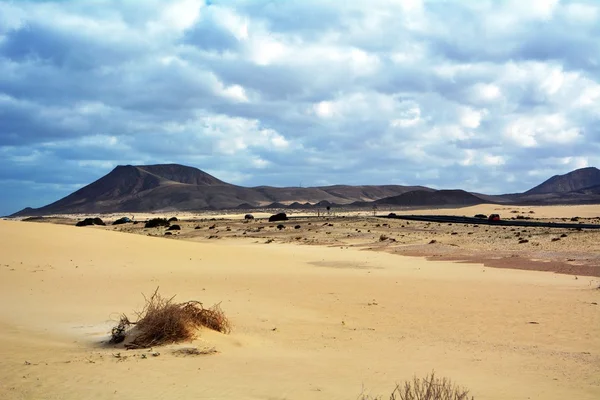 Landscape Dunes Of Corralejo, Fuerteventura, Canary Islands, Spain. — Stock Photo, Image