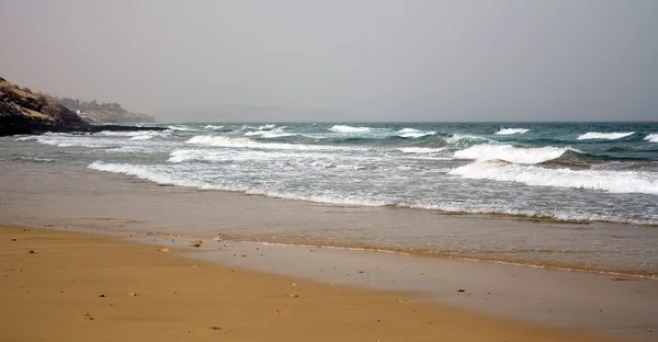 Playa Costa Calma en la Isla Paraíso. Islas Canarias Fuerteventura España . — Foto de Stock