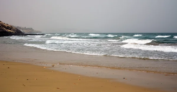 Pláž Costa Calma na paradise Island. Kanárské ostrova Fuerteventura Španělsko. — Stock fotografie