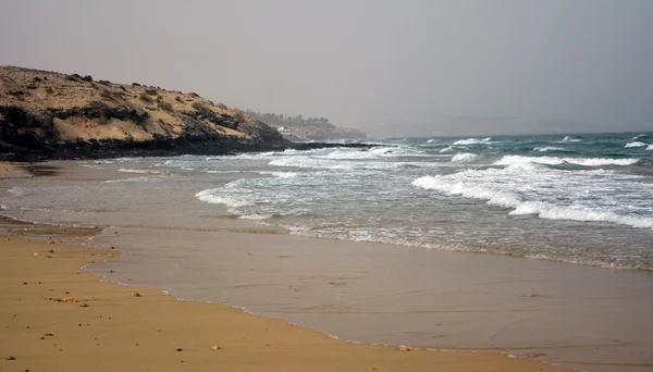 Beach Costa Calma cennet ada üzerinde. Kanarya Adası Fuerteventura İspanya. — Stok fotoğraf