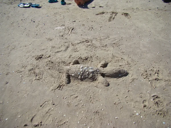 異なるトピックで砂の創造性を構築する — ストック写真