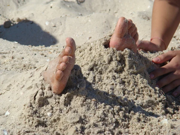 Construire Une Créativité Sable Sur Différents Sujets — Photo