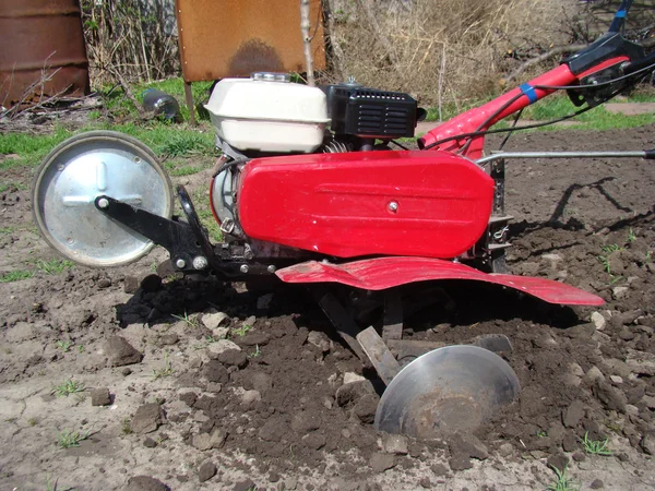 Manuele Hakfrezen Voor Land Teelt Met Mechanische Middelen — Stockfoto