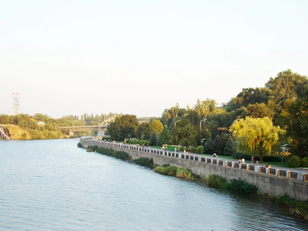 Dnepropetrovsk Central Part Embankment Right Bank Dnieper River — Stock Photo, Image