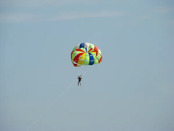 Paracaídas Estado Abierto Cielo —  Fotos de Stock