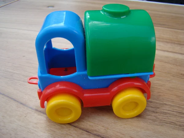 Máquina Brinquedo Para Crianças Feitas Plástico — Fotografia de Stock