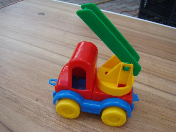 Toy Machine Voor Kinderen Gemaakt Van Kunststof — Stockfoto