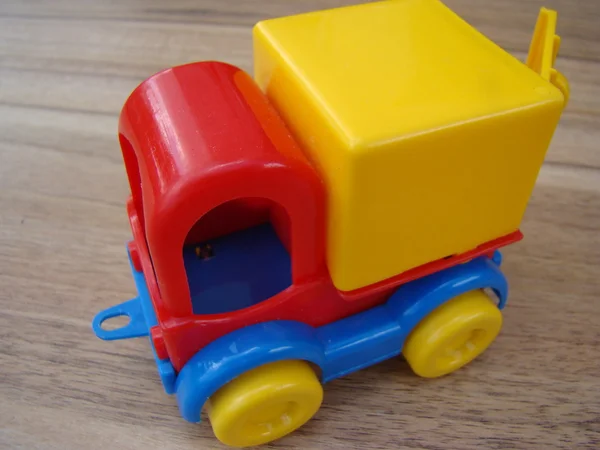 Toy Machine Voor Kinderen Gemaakt Van Kunststof — Stockfoto