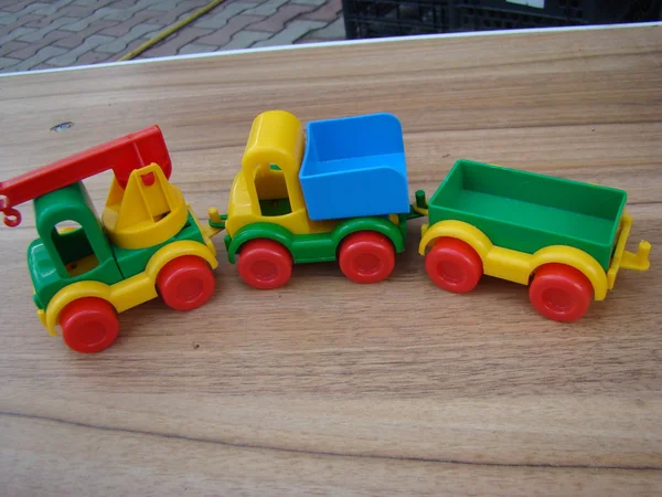 儿童玩具机由塑料制成 — 图库照片