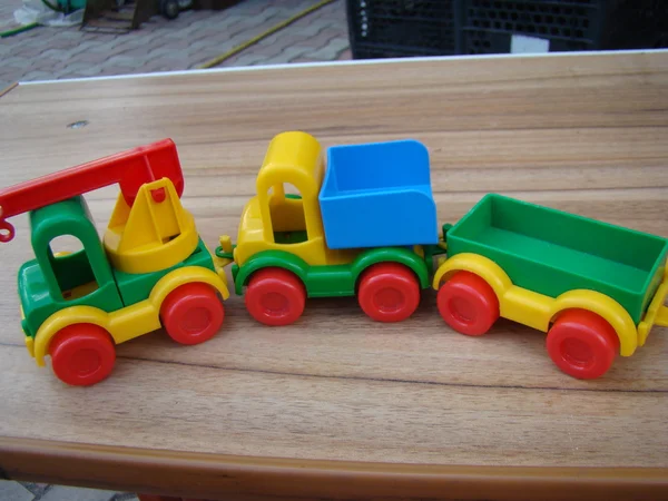 儿童玩具机由塑料制成 — 图库照片