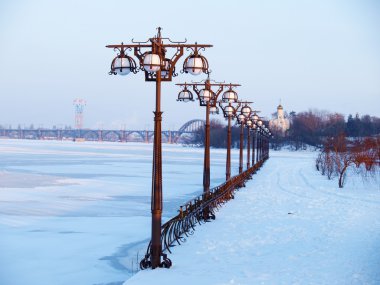 Dnipropetrovsk şehir kış