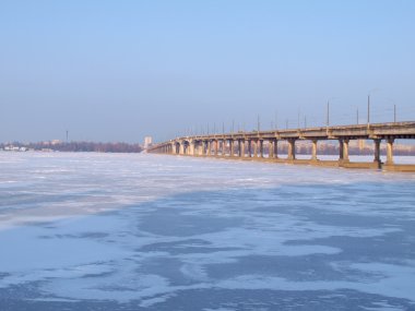 Dnipropetrovsk şehir kış