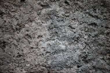 Doğal beton yüzeyli pürüzlü gri çimento duvar dokusu