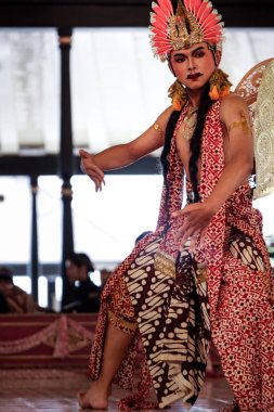 Wayang Wong Mahabharata 'daki Prabu Dasalengkara Kontrole Yogyakarta, Yogyakarta, Endonezya, 7 Ekim 2023