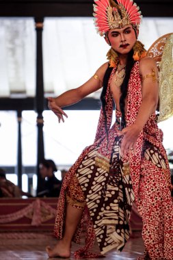 Prabu Dasalengkara Wayang Wong Mahabharata Dans Dansı Alap Alapan Siti Sendari Kraton Yogyakarta, Yogyakarta, Endonezya, 7 Ekim 2023