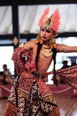 Dasalengkara Karakteri Wayang Wong Mahabharata Dans Draması Kraton Yogyakarta, Yogyakarta, Endonezya, 7 Ekim 2023