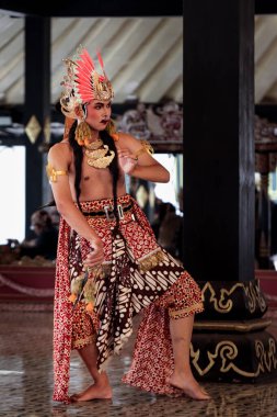 Prabu Dasalengkara Wayang Wong Mahabharata Dans Tiyatrosu Kraton Yogyakarta Sarayı, Yogyakarta, Endonezya, 7 Ekim 2023