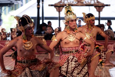 Kresna Lider Wayang Wong Mahabharata Dans Tiyatrosu Kraliyet Sarayı, Yogyakarta Şehri, Endonezya, 7 Ekim 2023