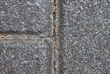 Çapraz Eklem Boşlukları ve Endüstriyel Mimarlık Arkaplanı için Kaba Gri Çimento Yüzeyi ile Beton Döşeme Döşeme Dokusunun Üst Görünümü