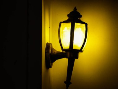 Sıcak Parlayan Klasik Açık Hava Duvarı Geceleri Zarif Cafe Dış ve Ev Bahçesi Işıkları İçin Yapılandırılmış Duvara Bağlı